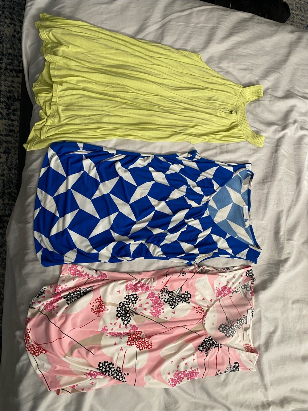 Bundle - 3 New York & Company Ribbed Sleeveless Tank Tops